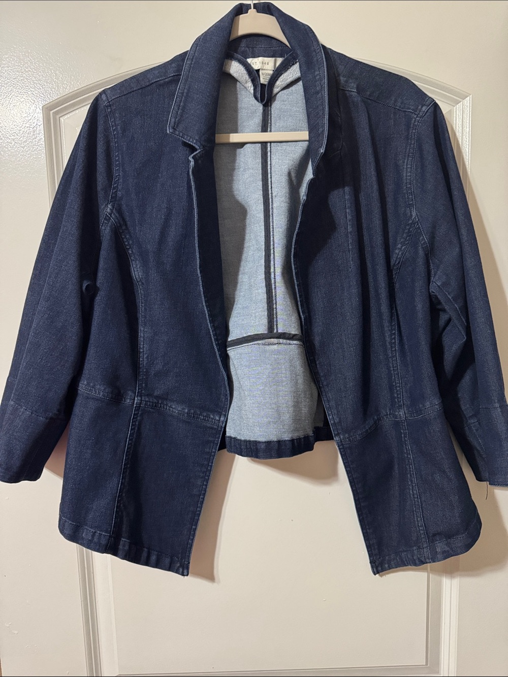 Cato Dark Chambray Blazer